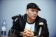 Uzbek boxer Ruslan Chagaev gives a press conference on May 25, 2009 in Helsinki ahead of his May 30 WBA heavyweight championship match against Russian giant Nikolai Valuev photo
