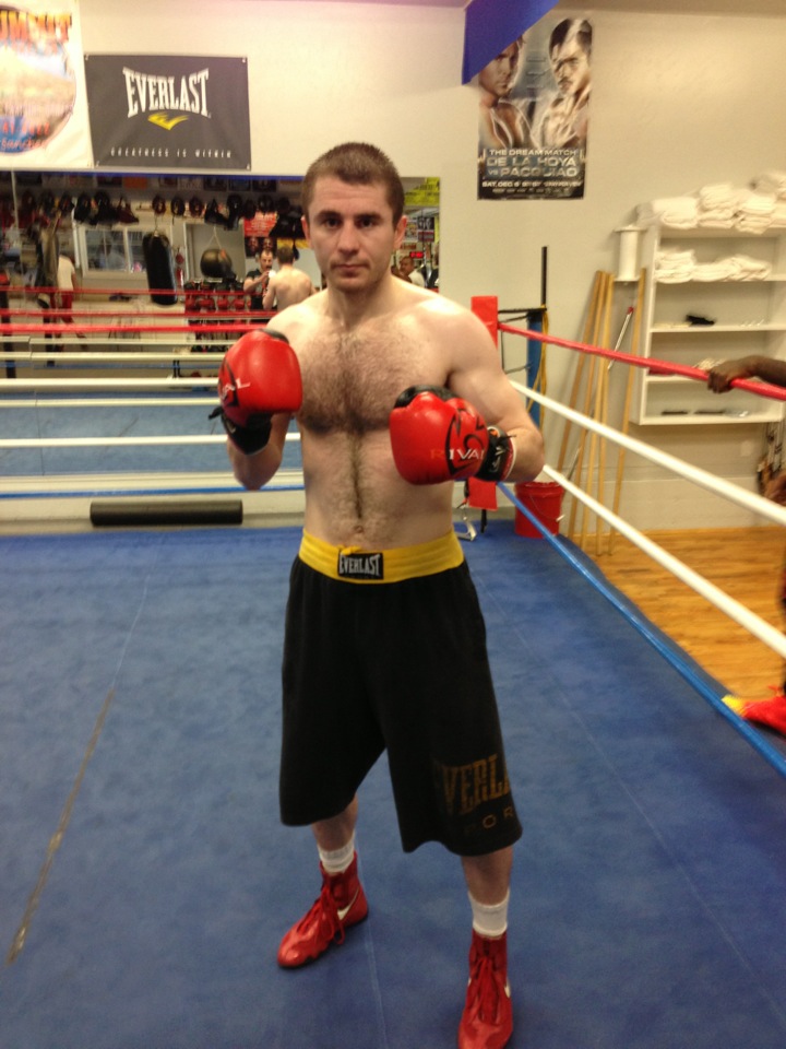 photo Zaurbek Baysangurov training in Big Bear