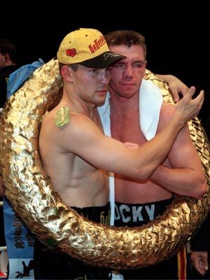 photo Graciano Rocchigiani and Dariusz Michalczewski